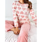 Thickening Flannel Pajamas Warm And Soft Long-sleeve Suit