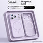 Applicable To 17 Fine Circle Magnetic Phone Case Liquid Silicone