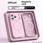 Applicable To 17 Fine Circle Magnetic Phone Case Liquid Silicone